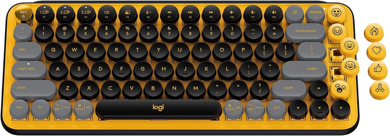 logitech-pop-keys-mechanical-wireless-keyboard-with-customizable-emoji-keys-blast-yellow