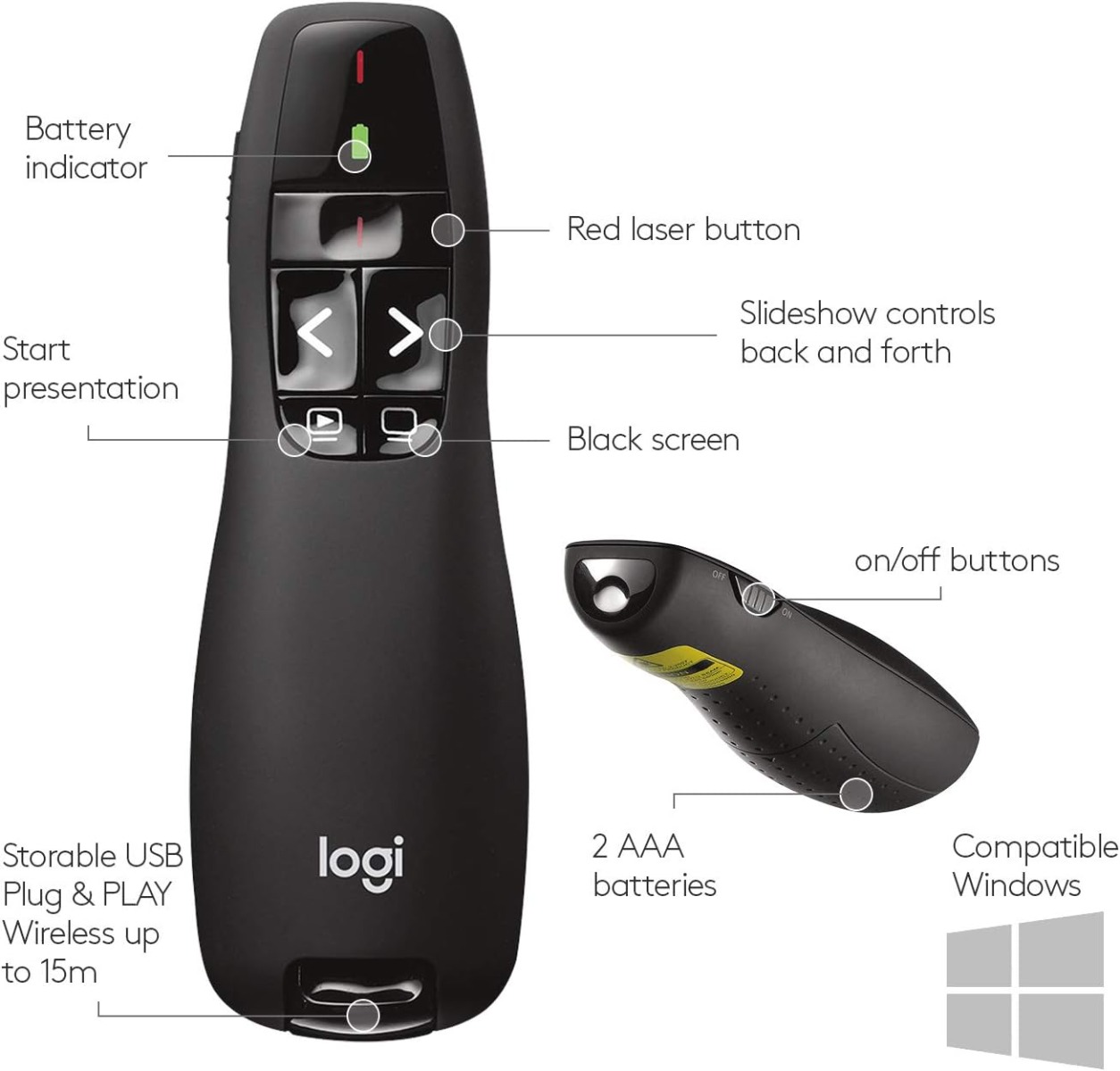 logitech-r400-wireless-presentation-remote-clicker-with-50-ft-red-laser-pointer