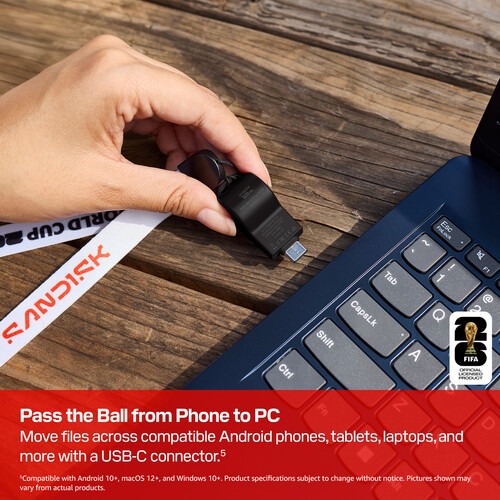 sandisk-usb-c-flash-drive-128gb-fifa-wc26-global-edition-wearable-fifa-lanyard
