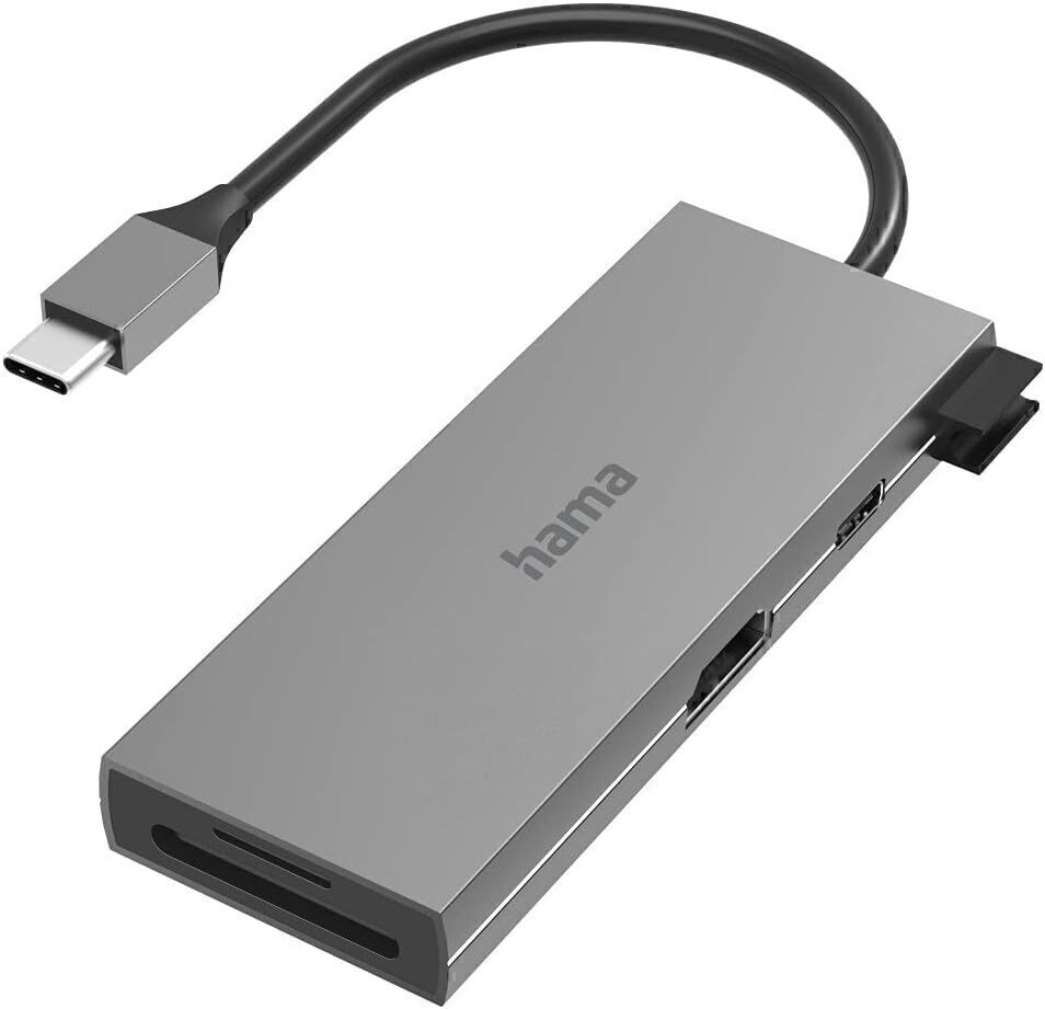 Hama 6in1 usb c multiport adapter with card slot (200110)
