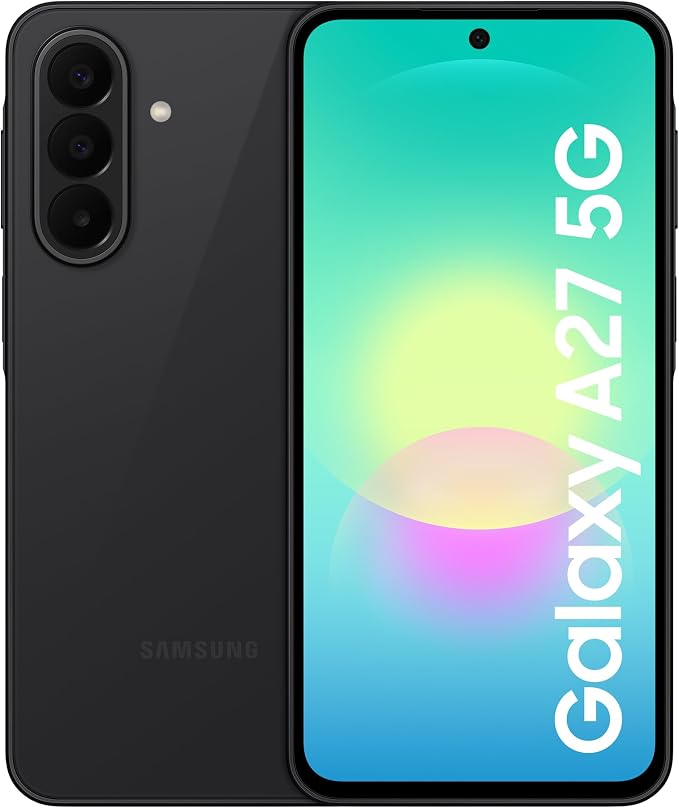 Samsung Galaxy A27 5G: 6.7″- 256GB ROM - 8GB RAM - Dual SIM - Black