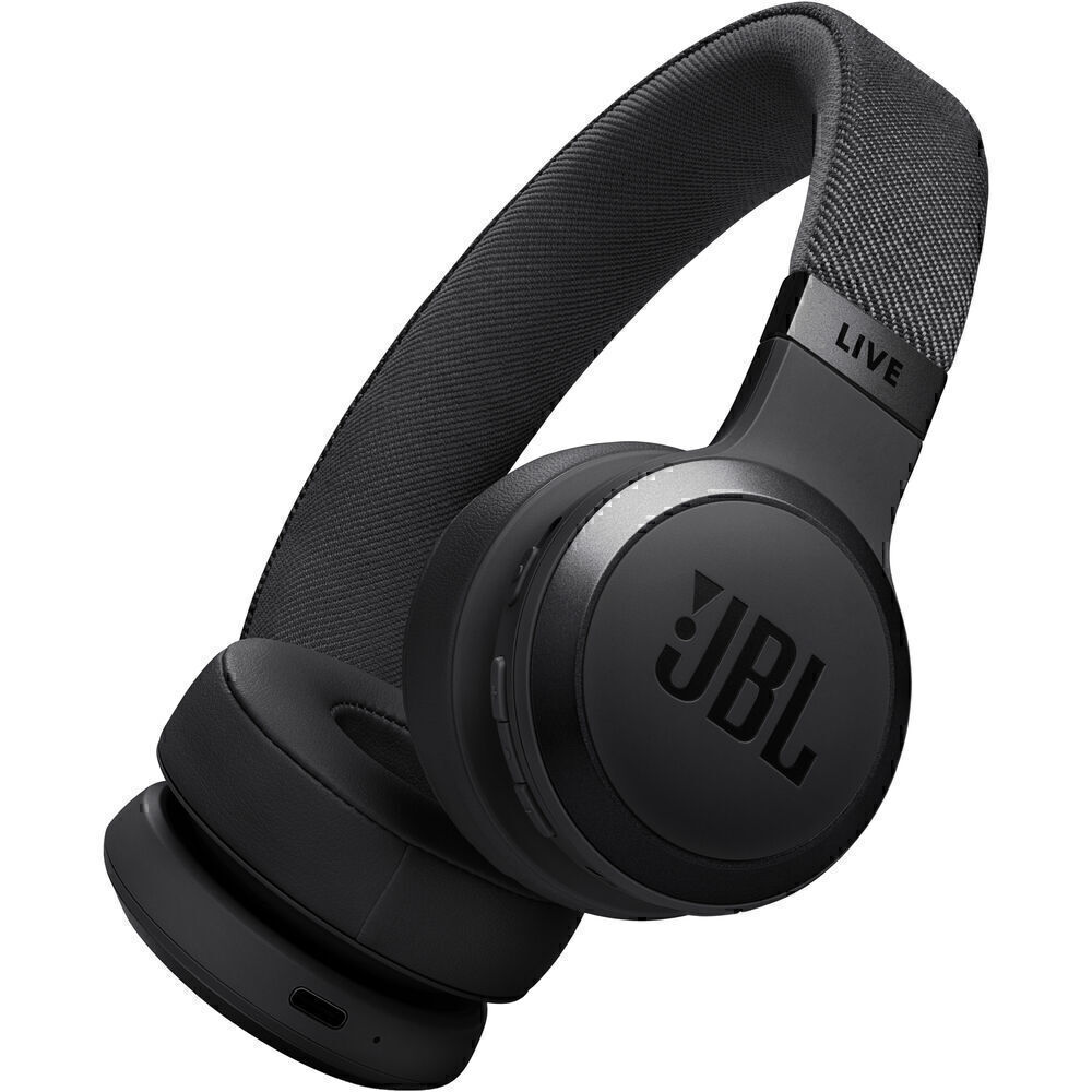 JBL Live 670NC - Wireless On-Ear Noise Cancelling Headphones - Black
