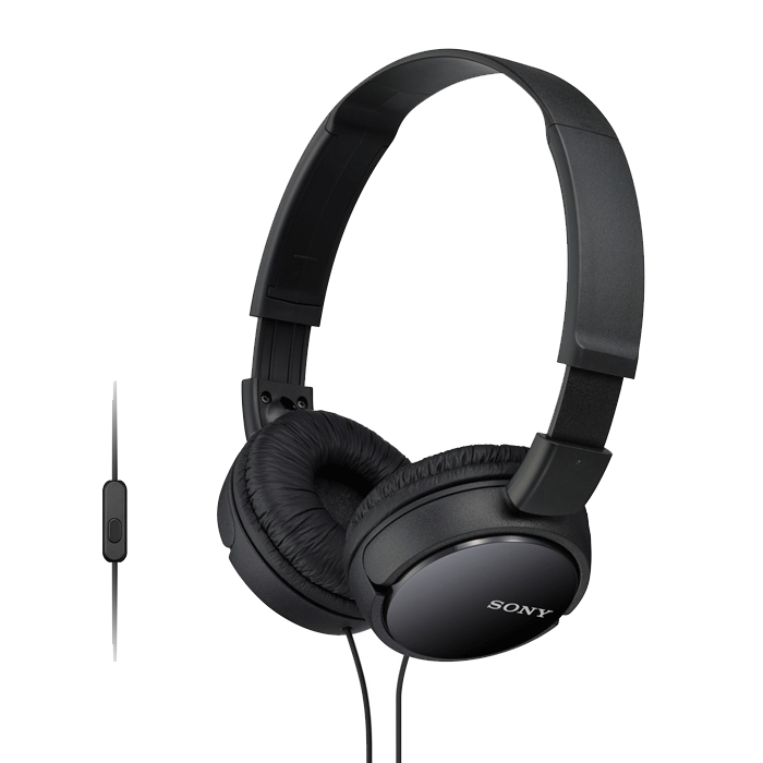Sony Wired Headphones: MDR-ZX110AP - White
