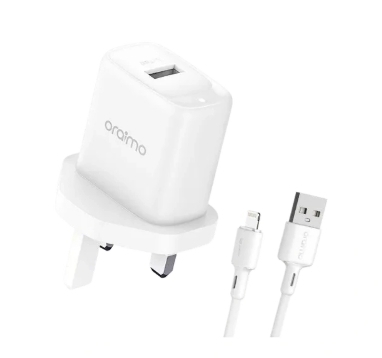 Oraimo U66S+L53 UK 2A- Chargerkit White 