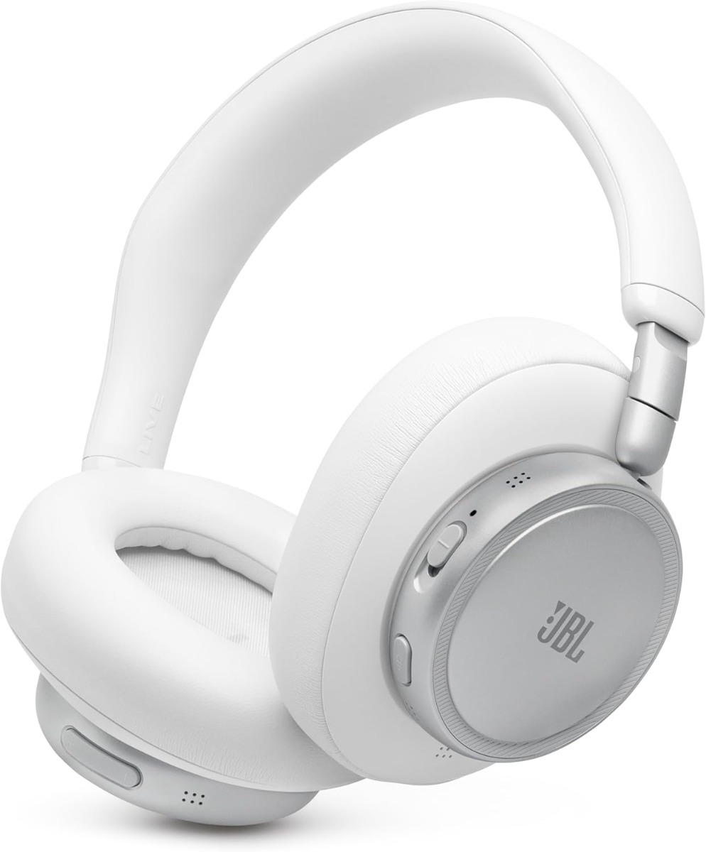 JBL Tune 780NC Wireless Over-Ear Noise Cancelling Headphones - White