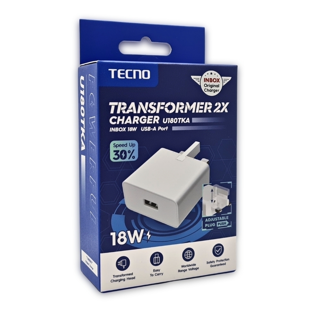 tecno-faster-2x-charger-u180tka