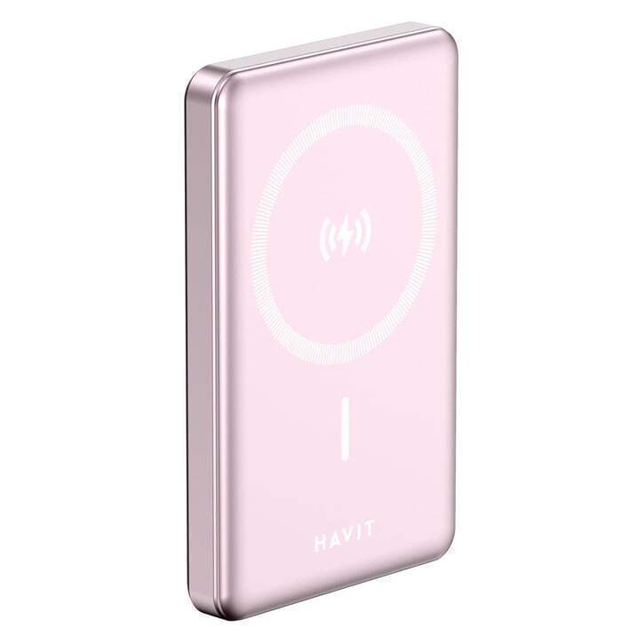 havit-10-000mah-15w-wireless-magsafe-powerbank-pb5203-pink