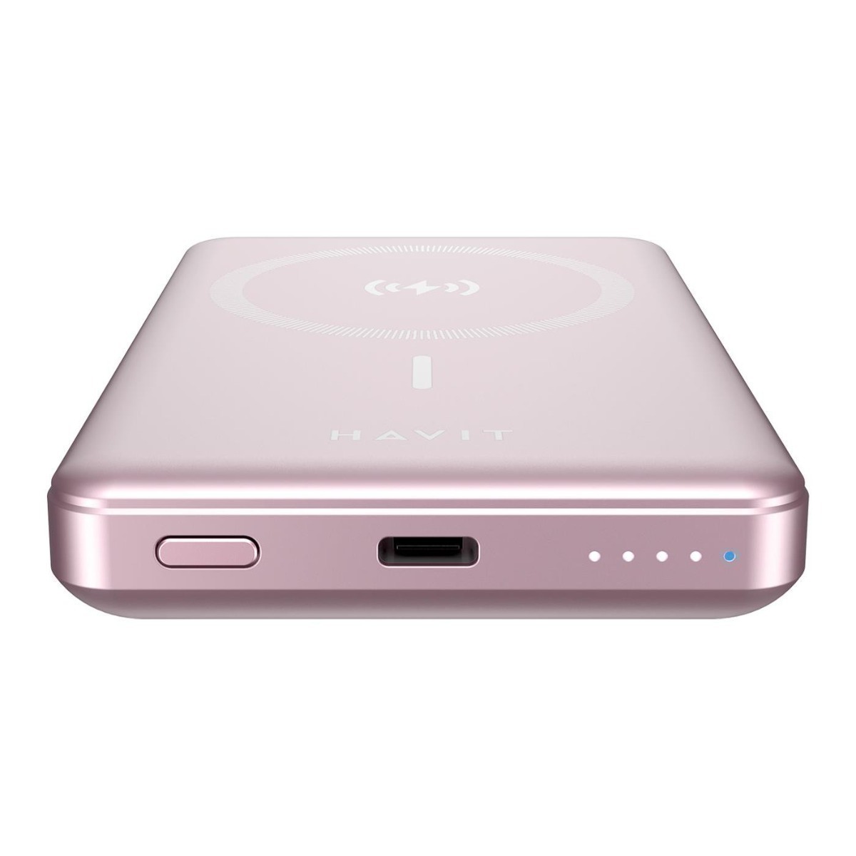 havit-10-000mah-15w-wireless-magsafe-powerbank-pb5203-pink