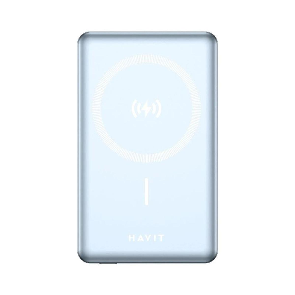havit-10-000mah-15w-wireless-magsafe-powerbank-pb5203-blue