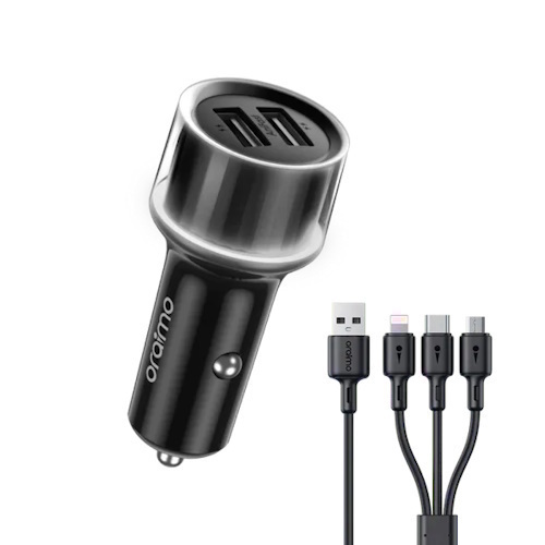 Oraimo Car Charger OCC-1152D + X93 Black