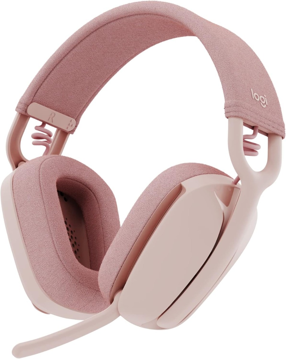 Logitech Zone Vibe 100 Wireless On Ear Headset - Rose